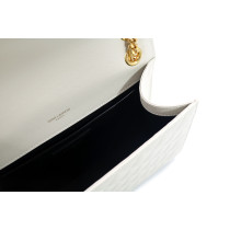 Saint Laurent Envelope Medium Pelle Bianco Avorio