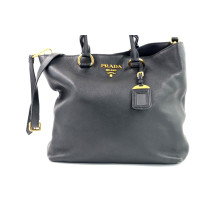 Prada Shopping Tote Cuir Noir