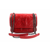 Saint Laurent Niki Baby Pelle Rossa