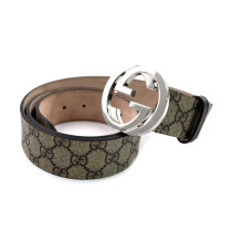 Gucci Cintura Interlocking GG Beige