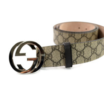 Gucci Cintura Interlocking GG Beige