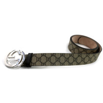 Gucci Cintura Interlocking GG Beige