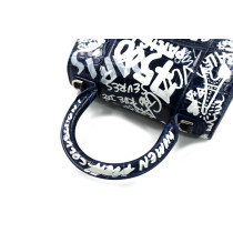 Balenciaga HourGlass XS Graffiti Pelle Blu