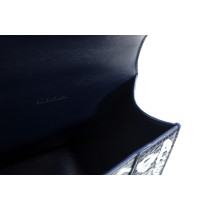 Balenciaga HourGlass XS Graffiti Pelle Blu