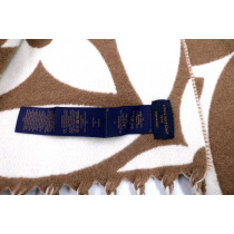 Louis Vuitton Sciarpa Medallion Lana Marrone