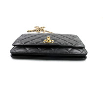 Chanel Trendy Walleton a Chain Pelle Nera