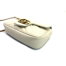 Gucci Marmont Mini Pelle Bianca
