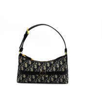 Dior Hobo 30 Tela Jacquard Blu