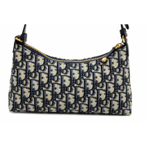 Dior Hobo 30 Tela Jacquard Blu