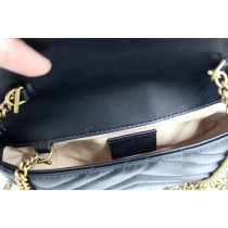 Gucci Marmont Mini Cuir Noir