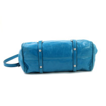 Miu Miu Bow Bag Pelle Turchese