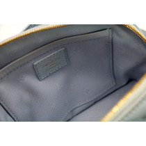 Louis Vuitton Alma BB Calfskin Bubblegram Pelle Ice Blue