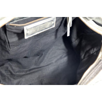 Balenciaga City Pelle Argento