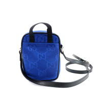 Gucci Off The Grid Mini Bag Nylon e Pelle Blu