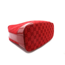 Gucci Vintage Red GG Shopping Bag
