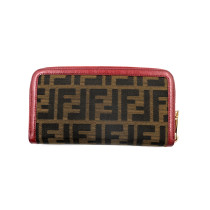 Fendi Portafoglio Zucca Marrone