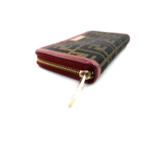 Fendi Portafoglio Zucca Marrone