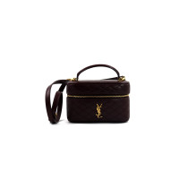 Saint Laurent Gaby Vanity Small Pelle Bordeaux