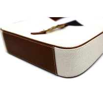 Saint Laurent La 5a7 Tela Beige