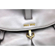 Miu Miu Shopping Pelle Tortora