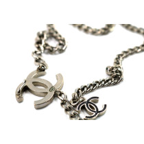 Chanel Cintura Collana Acciaio Argento
