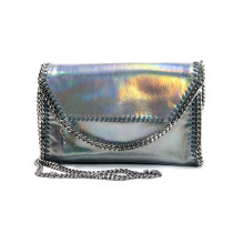 Stella McCartney Falabella Smaggy Dear Grigia Metallizzata