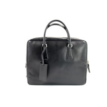 Prada Briefcase Pelle Saffiano Nero