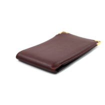 Cartier Portafoglio Pelle Bordeaux