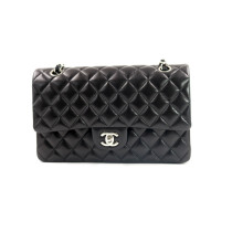 Chanel Classic Double Flap Schwarzes Caviar-Leder