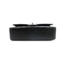 Chanel Classic Double Flap Schwarzes Caviar-Leder