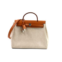 Hermes Herbag Tessuto Corda e Nero