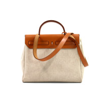 Hermes Herbag Tessuto Corda e Nero