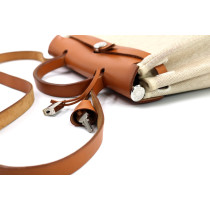 Hermes Herbag Tessuto Corda e Nero