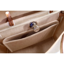 Hermes Herbag Tessuto Corda e Nero