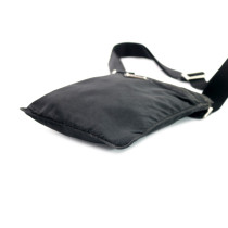 Prada Tracolla Tela Vela Nera