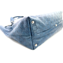Gucci Shopping Pelle Blu