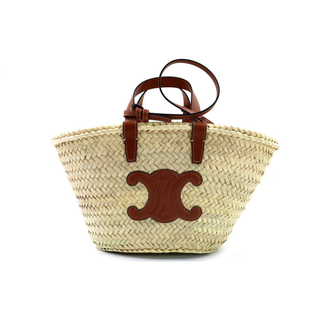 Celine Shopping Rafia Beige