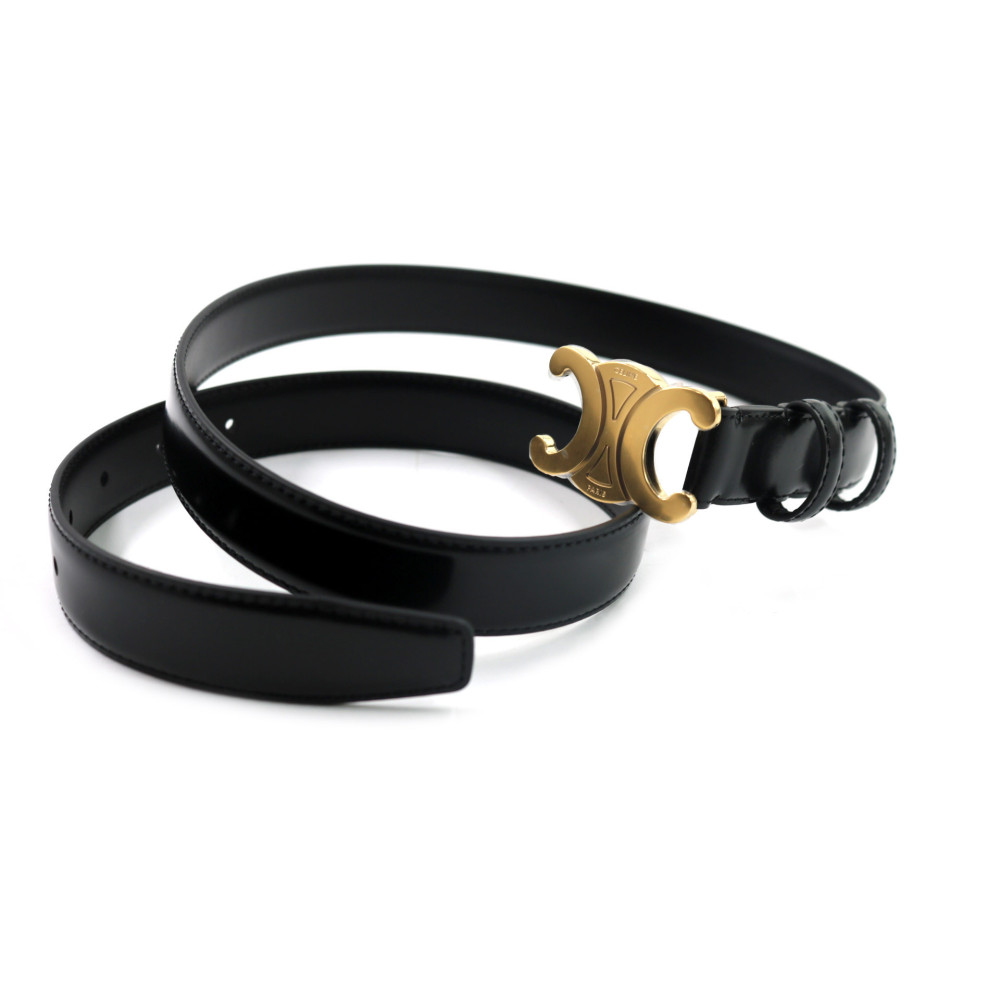 Celine Cintura Triomphe Pelle Nera