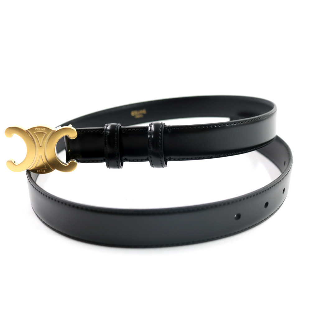 Celine Cintura Triomphe Pelle Nera