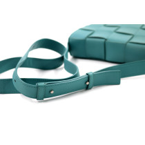 Bottega Veneta Cassette Pelle Azzurra