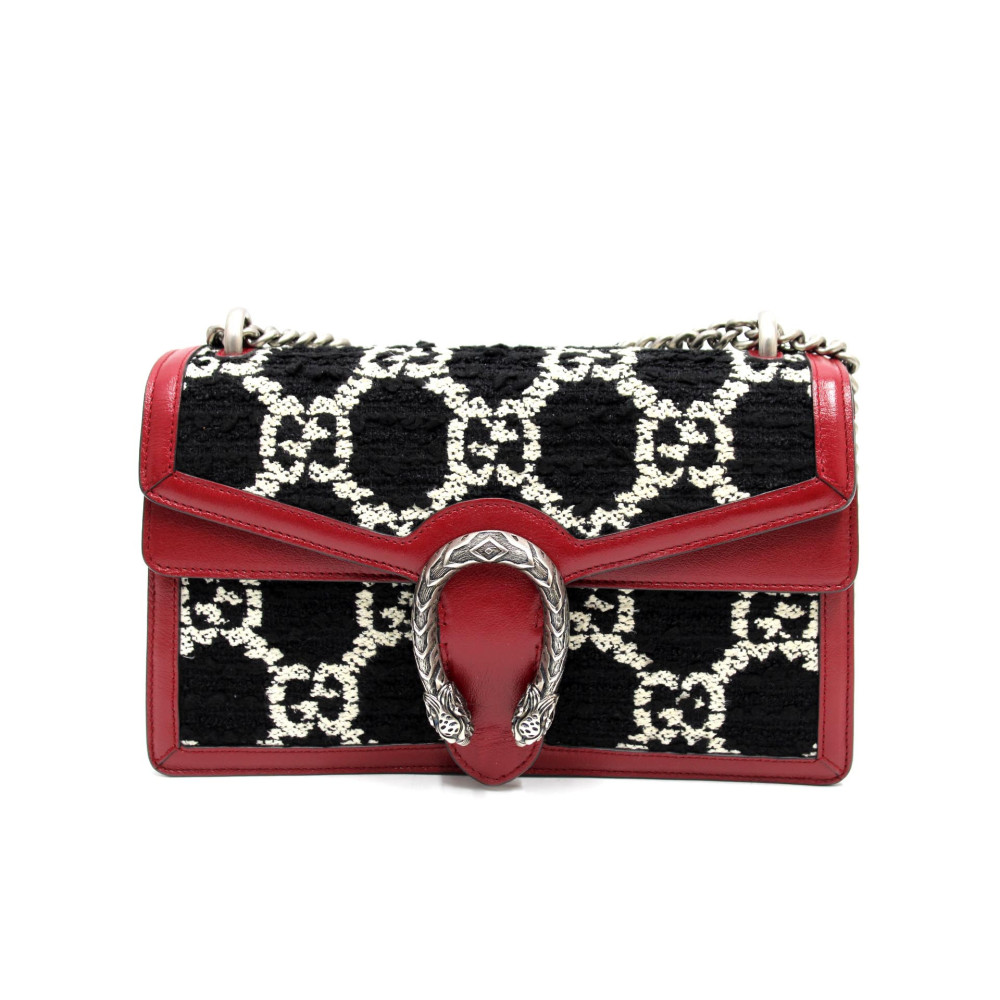 Gucci Dionysus Tweed Rot und Schwarz