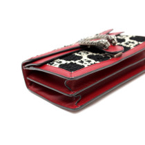 Gucci Dionysus Tweed Rot und Schwarz