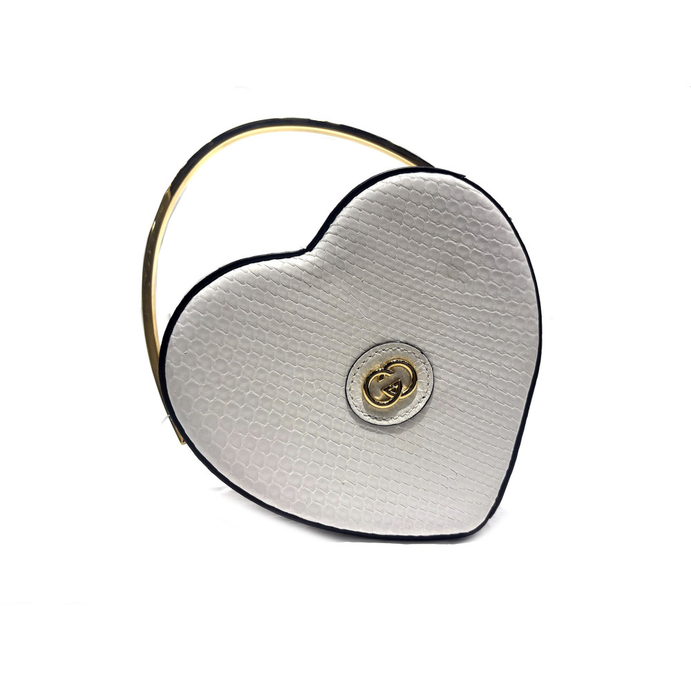 Gucci Pochette Pitone Bianco