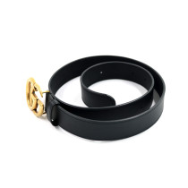 Gucci Cintura Marmont Pelle Nera