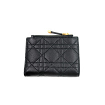 Dior Portafoglio Caro Dahlia Pelle Nera