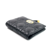 Dior Portafoglio Caro Dahlia Pelle Nera