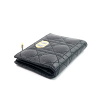 Dior Portafoglio Caro Dahlia Pelle Nera