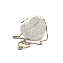 Chanel Pochette Heart Bag Pelle Bianca