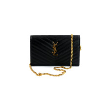 Saint Laurent Cassandra Pelle Nera