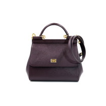 Dolce & Gabbana Sicily Small Pelle Prugna